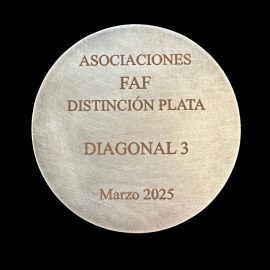 Distinción Plata a Diagonal3 por la FAF